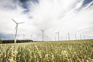 © IASS / Norbert Michalke - Subventionen für Kohle, Öl und Gas können den Aufbau grüner Energien behindern. Foto: Windräder (Deutschland)