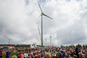 © Gerhard Buchacher / Das Interesse an der Windparkeinweihung war groß