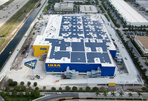 © IKEA / PV-Anlage am Dach von Ikea Florida