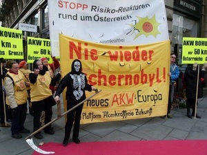 © Plattform Atomkraftfrei / Eine klare Mahnung gegen Atomkraft