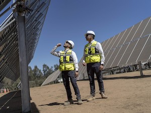 © SOLEK SE / Das neue PV-Kraftwerk entsteht in Chile