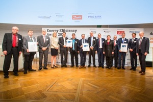 © Deutsche Energie-Agentur (dena) Amin Akhtar / Die Preisträger des Energy Efficiency Award 2016 auf dem 7. dena-Kongress in Berlin