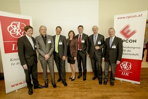 © Forum EPCON 2014 - Im Bild v.l.n.r.: Szelgrad, Sinowatz, Marterbauer, Kirschner, Elkuch, Hofbauer, Brauner