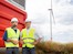 Astrid Knie / Karsten Brüggemann, Geschäftsführer Nordex Deutschland und Österreich, mit Markus Winter; CTO Windkraft Simonsfeld AG