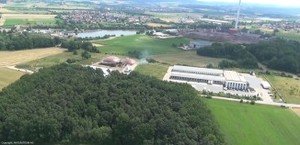© Naturstrom AG/ Die Biogasanlage und das GLS Depot Hallerndorf