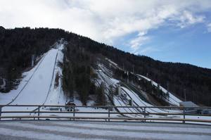 © oekonews- Mehrere Skisprungschanzen beeindrucken in Planica