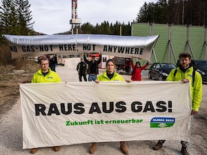 © GLOBAL 2000/Phili Kaufmann / Klares Statement gegen Gasbohrungen in Molln