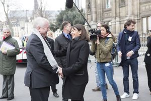 © Henri Garat-Mairie de Paris / Die Pariser Bürgermeisterin Anne Hidalgo begrüßt Bürgermeister Michael Häupl
