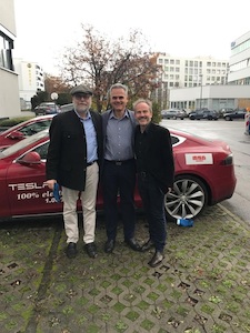 © CD /Emobility-Pioniere Eberhard Mayer, Hansjörg von Gemmingen und Craig Davis
