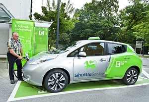 ©  Energie Steiermark - Das E-Taxi wird geladen