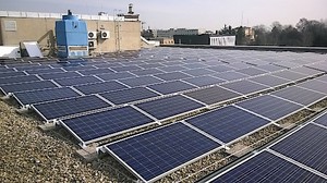 © HDI Versicherung AG / Die neue Photovoltaikanlage am Dach