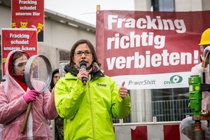 © Bund / Frackingaktion vor dem Kanzleramt