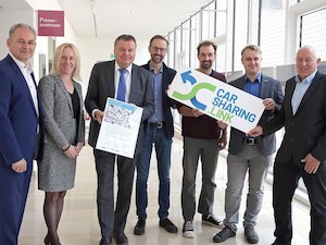 © Kauder / Land OÖ / Große Freude über  VCÖ Mobilitätspreis für carsharing.link