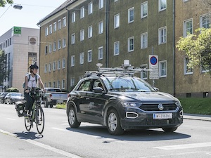 © Salzburg Research/wildbild, Herbert Rohrer /adfahrende erwarten klare Signale von autonomen Fahrzeugen