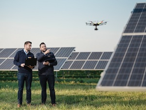 © Wien Energie Ehm / Smart Drone Inspektion von Solarpanelen