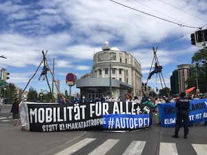 © Ende Geländewagen/ So wurde in Wien demonstriert