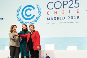 © UNFCC / Begrüßung Staff & Freiwillige in Madrid