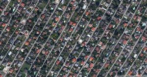 © Google Maps, bzw. H. Frey (2012) : Einfamilienhausbrei, Gerasdorf bei Wien