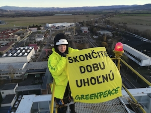 © Greenpeace / Aktion in der Slowakei