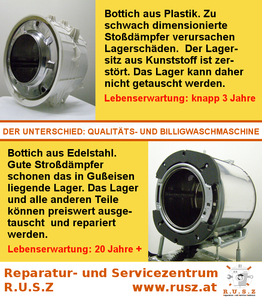 © RUSZ- Qualitäts- oder Billigwaschmaschine?