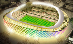 ©  Das "Al Ain Stadium" in Abu Dhabi wird im Sommer 2013 fertiggestellt.