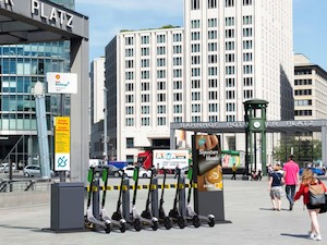 © Swiftmile / Shell-Kooperation mit Swiftmile - Micromobilityhub in Berlin