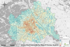 © ecoten / Urban Heat Vulnerability Map of Vienna