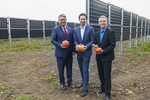 © Wien Energie / Die neue Agro-PV-Anlage geht in Betrieb