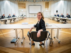 © BMK   Cajetan Perwein  / Ministerin Gewessler traf die CEOs großer Unternehmen