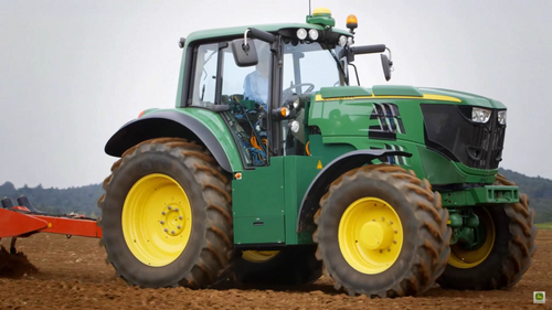 John Deere stellt Elektro-Traktor für emissionsfreie