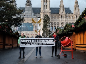 © Greenpeace  Mitja Kobal / Aus für Wiener Betonpolitik ist die klare Forderung