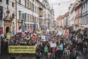 © Rettet die Mur / Demo am Wahltag in Graz
