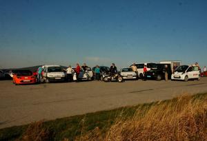 © Hermine Haslinger- E-Rallye Carnuntum, einige Fahrzeuge am Braunsberg