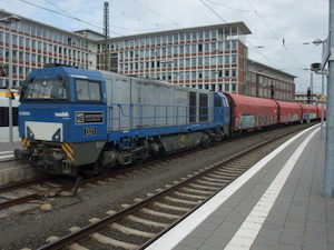 © urantransport.de / Uranmülltransport mit dem Zug