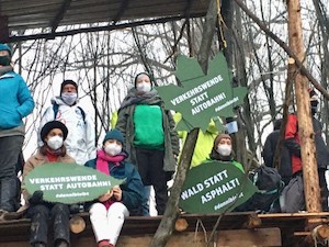© Fotopool der Aktion / Protest #WaldstattAsphalt im Dannenröder Wald
