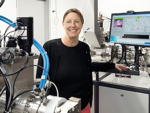 ©  Uli Benz  TUM/  Prof. Dr. Jennifer Rupp, Professorin für Chemie der Festkörperelektrolyte in ihrem Labor im Gebäude der Fakultät für Chemie der Technischen Universität München.