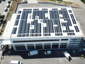 © Energiesysteme Groß/ Die PV-Anlage am Dach