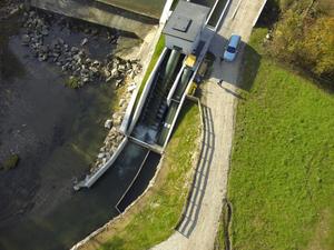 © SGW / Wasserkraftwerk Pilsing mit neuartiger Fischaufstiegshilfe