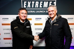 © Continental/Der Gründer und Vorstand der Formula E, Alejandro Agag, und Philipp von Hirschheyd, Executive Vice President Continental