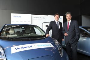 © Verbund- "E-Mobility Provider" Pressekonferenz  mit Wolfgang Anzengruber (VERBUND AG) und Wolfgang Hesoun (Siemens Österreich)