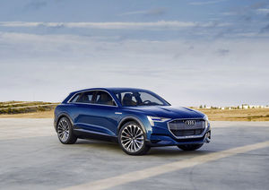 © Audi/ Die auf der IAA 2015 vorgestellte Studie Audi e-tron quattro concept gibt einen konkreten Ausblick auf der erste Großserien-Elektroauto