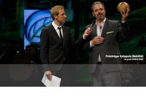 © mkgroup- Preisverleihung Clean Tech Media Award 2012 an  Martin Richard Kristek (rechts), CEO Care-Energy