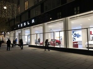 © Tesla Motors/ Tesla Store in der Herrengasse