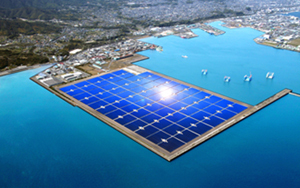 © Kyocera- Simulation des geplanten Photovoltaik-Projekts