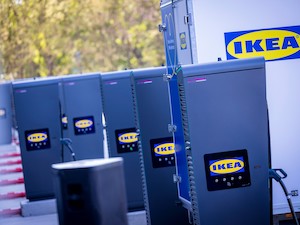 © IKEA / Mit der vorhanden Ladeinfrastruktur können die E-Fahrzeuge in einer Stunde wieder aufgeladen werden