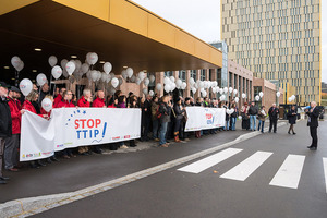 © ATTAC / NGO-VertreterInnen in Brüssel