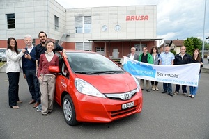 © BRUSA- Große Freude über das innovative Carsharing-Projekt