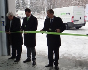 © GreenWay- Offizielle Eröffnung für die Batterietauschstation in Nitra