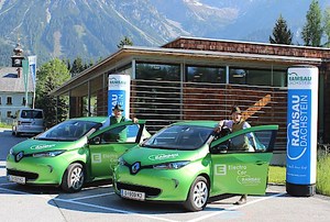 © Tourismusverband Ramsau - Die neuen Elektrofahrzeuge   im Einsatz