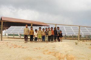 © Fraunhofer ISE/ PV mini-grid system in Lao Peoples's Democratic Republic.
